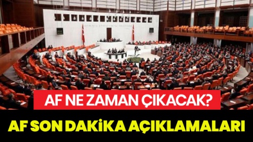Meclisten önemli infaz yasası açıklaması