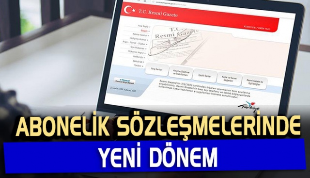 Elektrik, su, doğalgaz, telefon Abonelik sözleşmelerinde yeni dönem